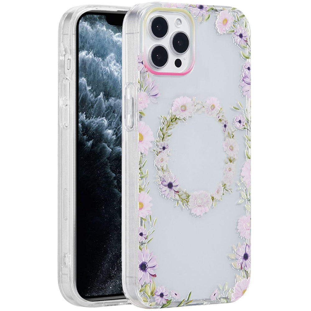 For Apple iPhone 11 Pro Max Fashion Layer Design Slim IMD TPU Protective, Shockproof Hybrid Stylish Durable Hard PC Case Cover