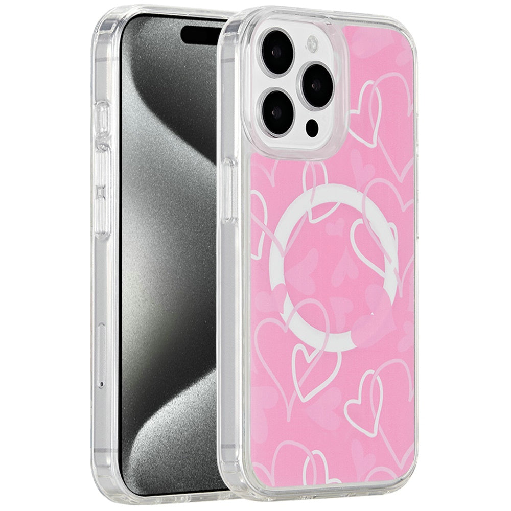 For Samsung Galaxy A16 Cute Fashion Pattern Design, Durable Shockproof Slim TPU Hard Back, MagSafe Compatible Case Cover