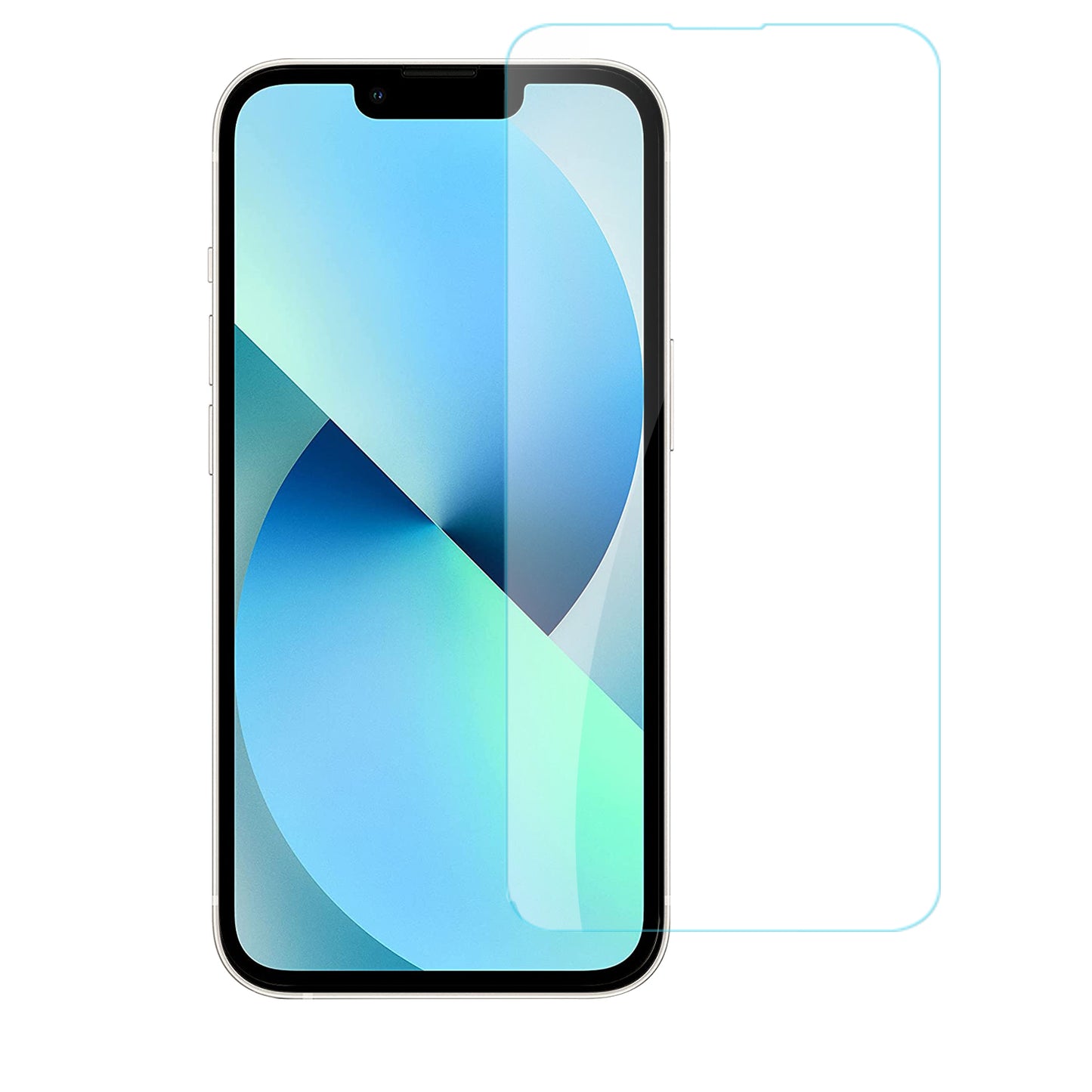 For Apple iPhone 13 Pro Tempered Glass Screen Protector, Clear HD Anti-Scratch Protective Film, Touch Sensitive, Easy Install, Bubble-Free Protector Clear
