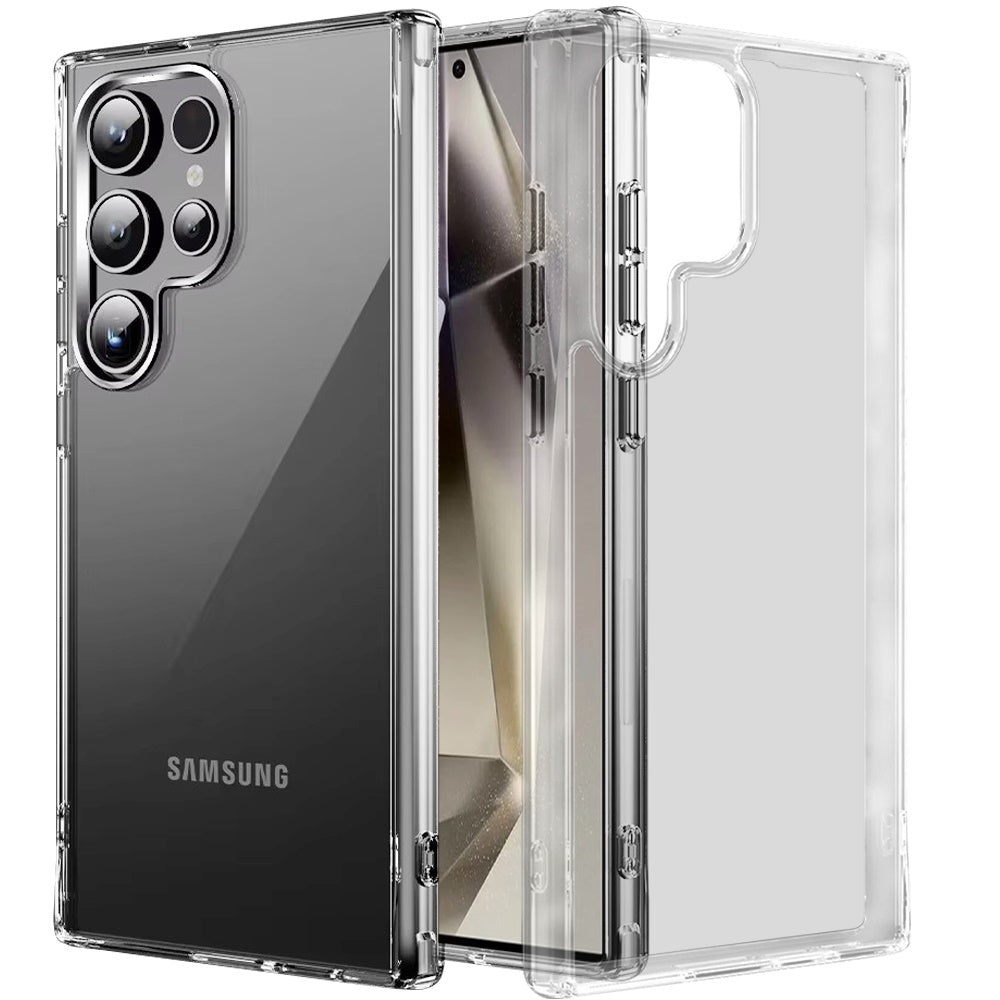 For Samsung Galaxy A52 5G Shockproof Slim Crystal Clear Transparent Hybrid Cover with Enhanced Drop Protection Case Cover Transparent