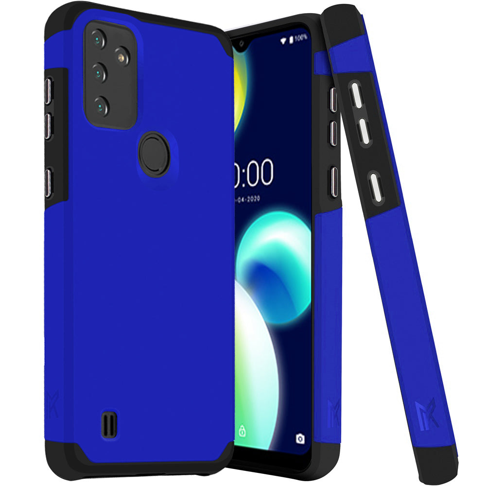 For Wiko Voix Slim Corner Protection Shock Absorption Hybrid Dual Layer Hard PC + TPU Rubber Frame Armor Defender Phone Case Cover