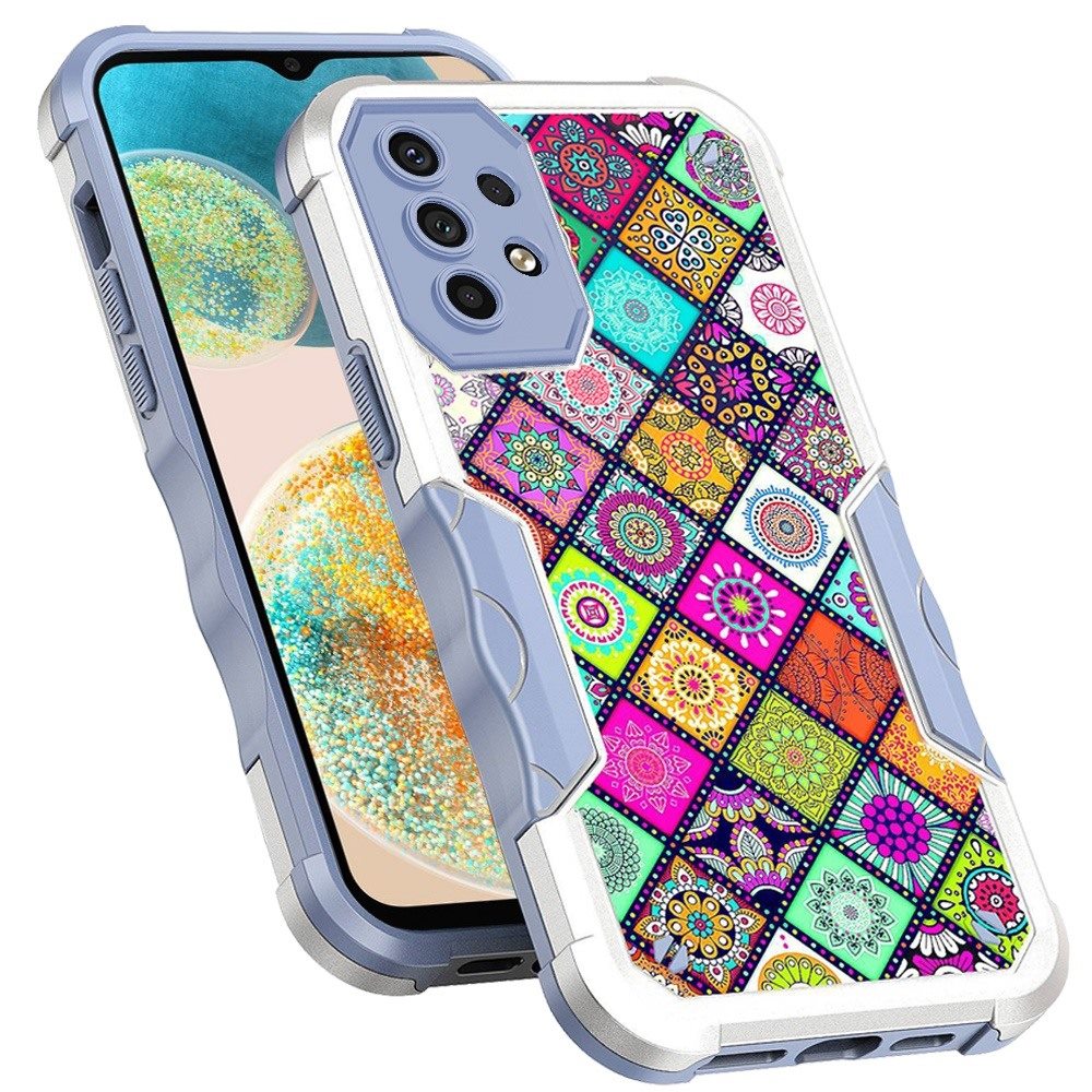 For Samsung Galaxy A23 5G Fashion Design Tough Shockproof Hybrid Stylish Pattern Heavy Duty TPU Rubber Armor Phone Case Cover