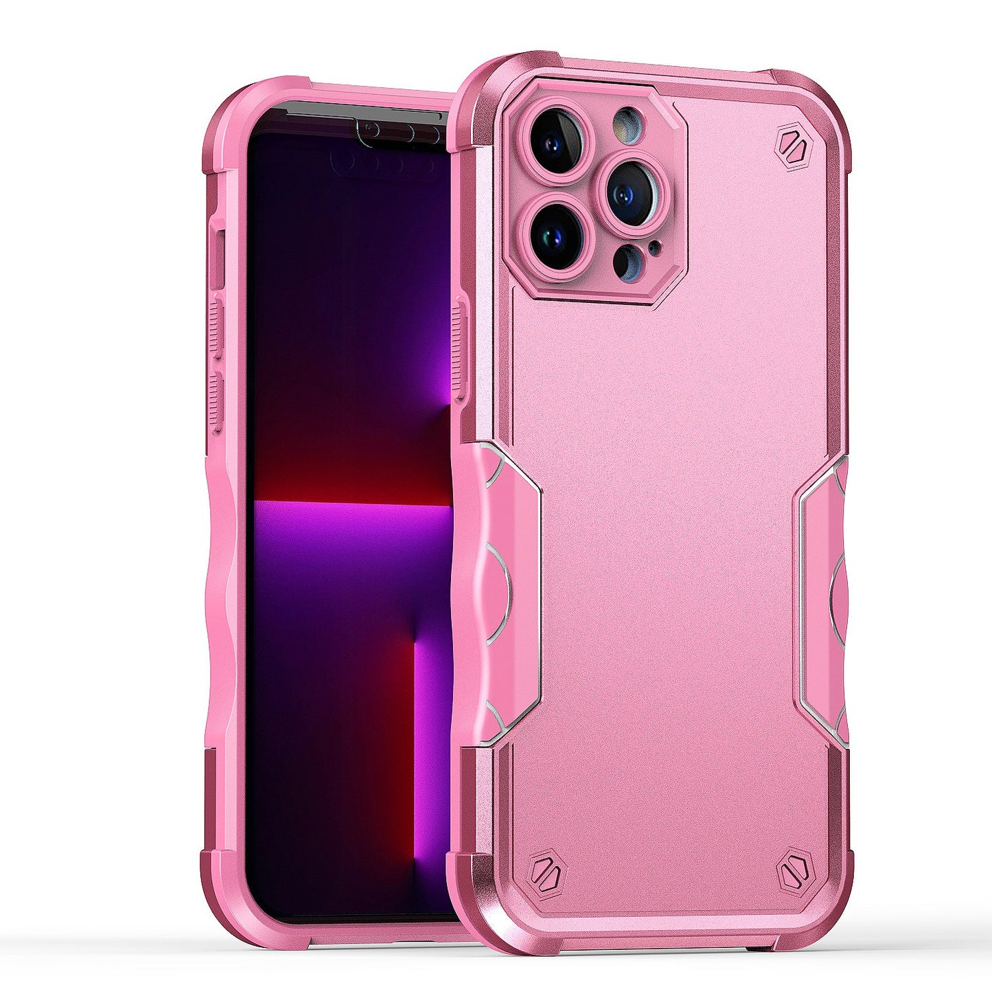 For Apple iPhone 11 (6.1") Slim Tough Shockproof Hybrid Heavy Duty Dual Layer TPU Bumper Rugged Rubber Defend Armor Phone Case Cover