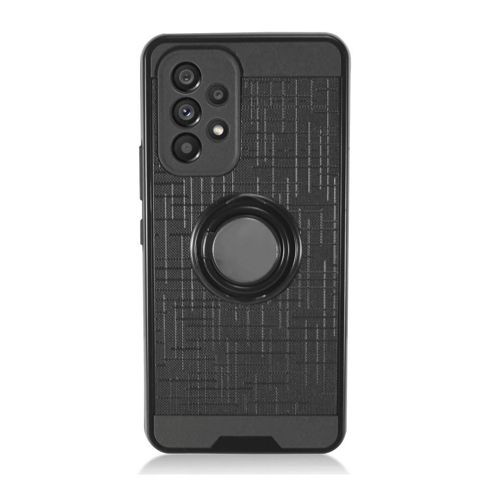 For Samsung Galaxy A53 5G Hybrid 360° Ring Armor Shockproof Dual Layers Holder with Ring Stand for Magnetic Car Mount Phone Case Cover