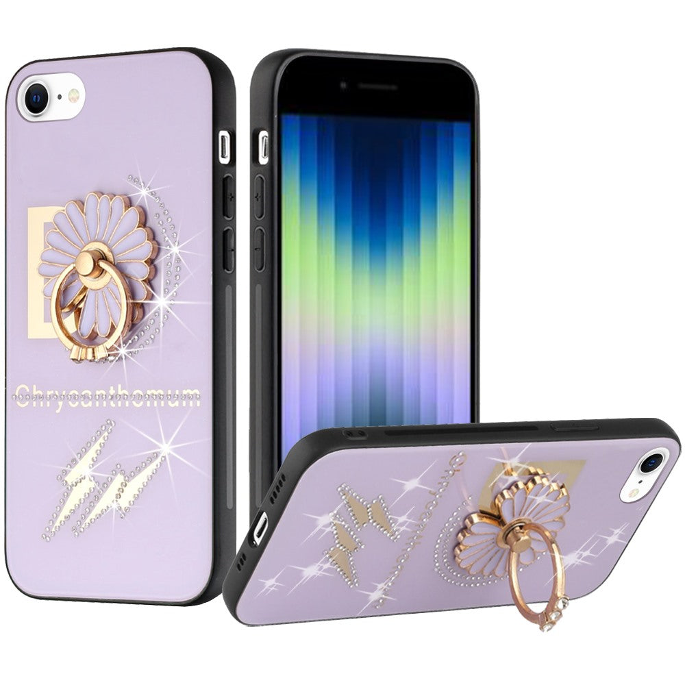 For Apple iPhone 11 (6.1")3D Diamond Bling Sparkly Glitter Ornaments Engraving Hybrid Armor Metal Fashion Phone Case Cover