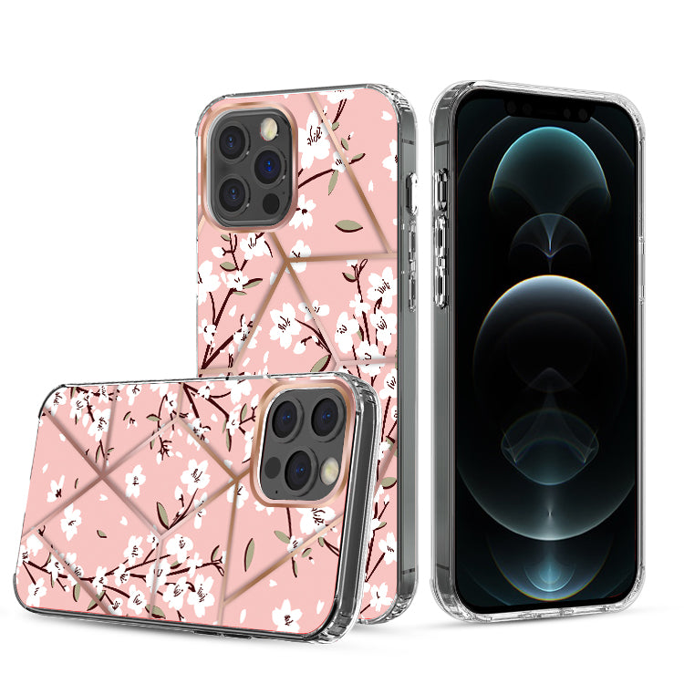 For Samsung Galaxy A23 5G Fashion Art Floral Design Beautiful Flower Pattern Hybrid Protective Hard Rubber TPU Pink Sakura Spring Flowers Phone Case Cover