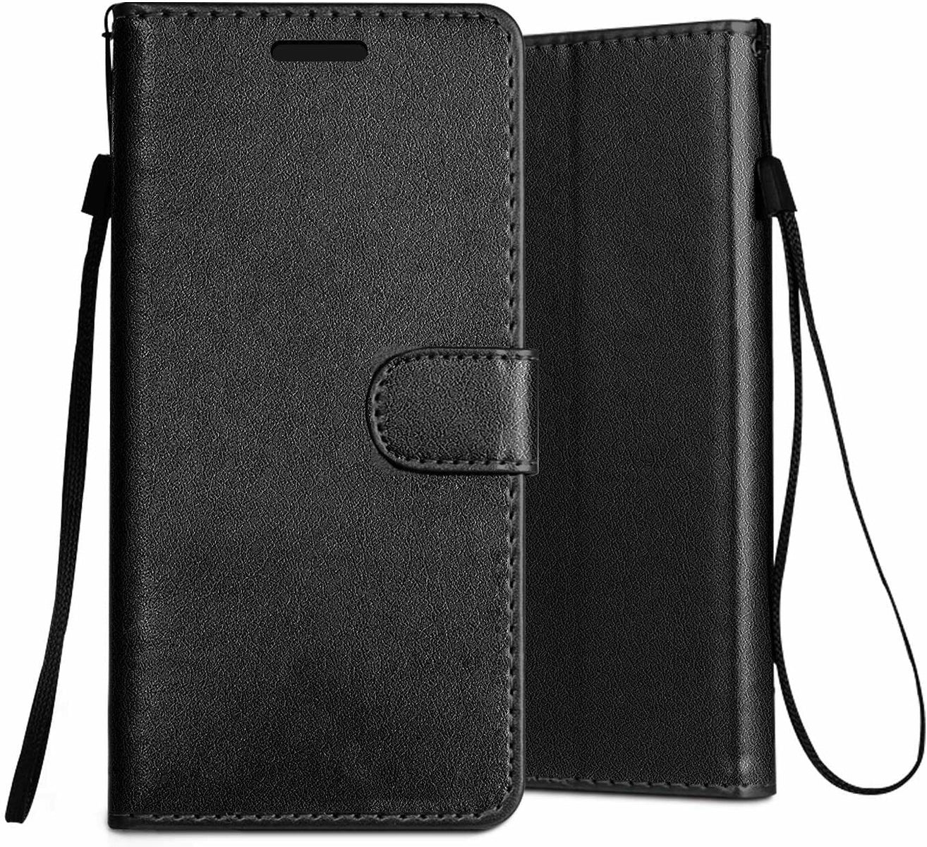 For Samsung Galaxy A13 5G Wallet PU Leather Pouch with Credit Card Slots ID Money Pocket, Stand & Strap Flip Pouch Protective Phone Case Cover