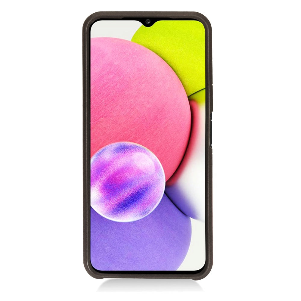 For Samsung Galaxy A03S Stylish Design Marble Armor Dual Layer 2 in 1 Rubberized Hard Shell Shockproof TPU Hybrid Phone Case Cover