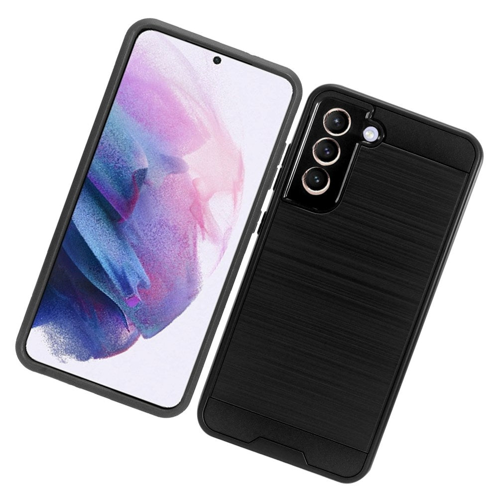 For Samsung Galaxy A13 5G Brushed Texture Slim Hybrid Shockproof Dual Layer Hard PC TPU Silicone Armor Rugged Protective Phone Case Cover