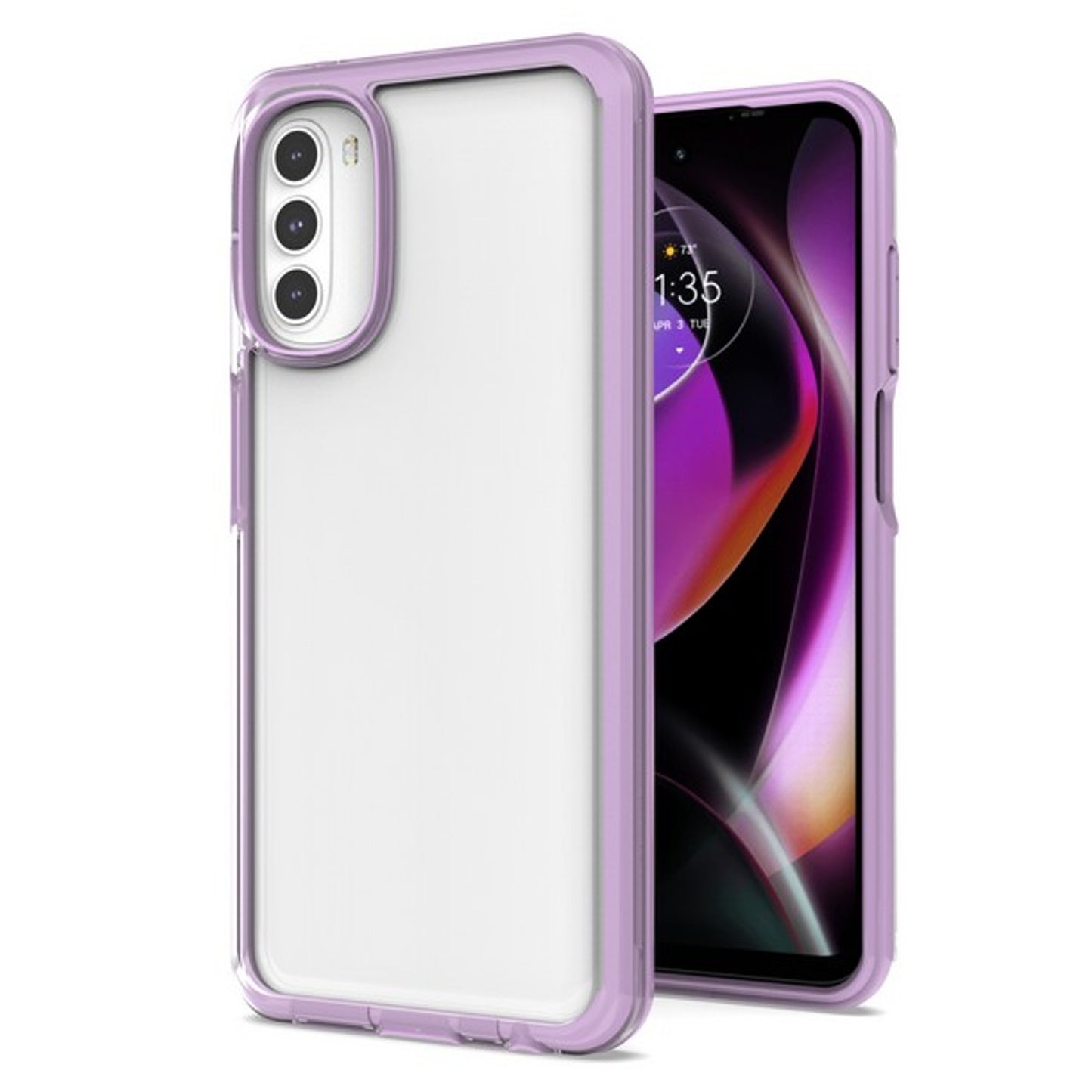 For Motorola Moto G 5G 2022 Colorful Hybrid Shockproof Protection Soft TPU Frame and Hard PC Back Slim Fit Phone Case Cover