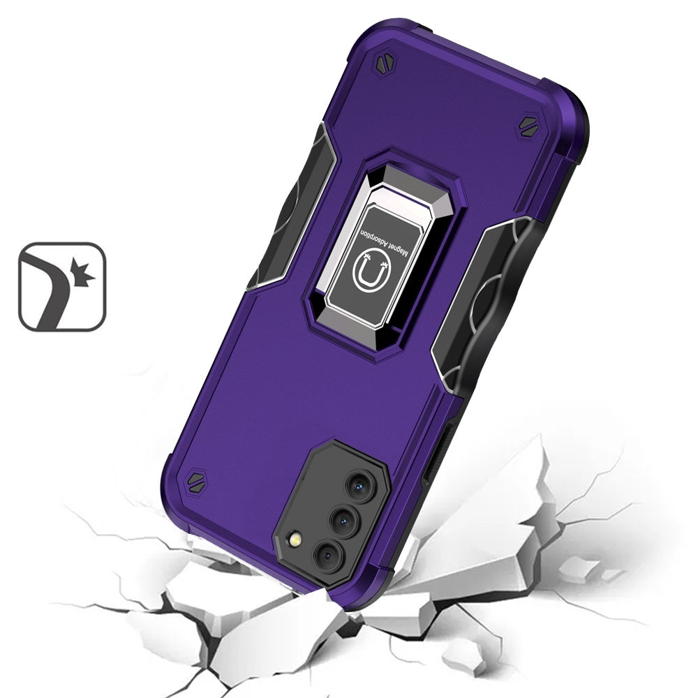 For Nokia G400 5G Hybrid Cases with Magnetic Ring Holder Stand Kickstand Heavy Duty Rugged Drop Silicone Shockproof Phone Case Cover