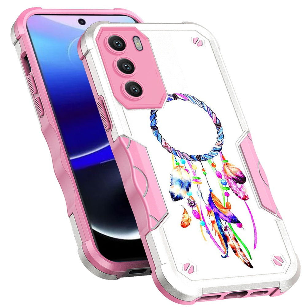 Case for Motorola Moto G Stylus 5G 2022 Fashion Design Tough Shockproof Hybrid Pattern Heavy Duty TPU Rubber Armor Tablet Cover
