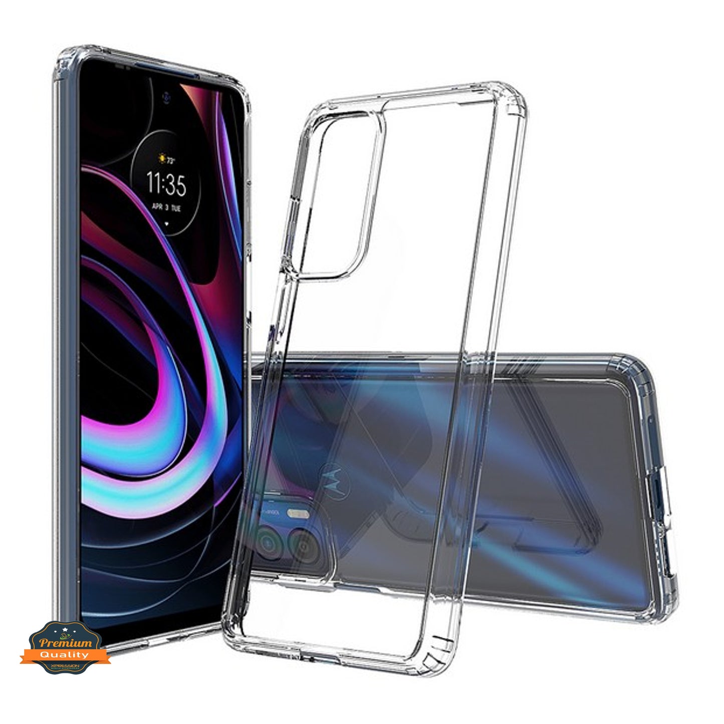 For Samsung Galaxy A52 5G Crystal HD Clear Back Panel + TPU Bumper Frame Hybrid Thin Slim Hard Shockproof Defender Phone Case Cover