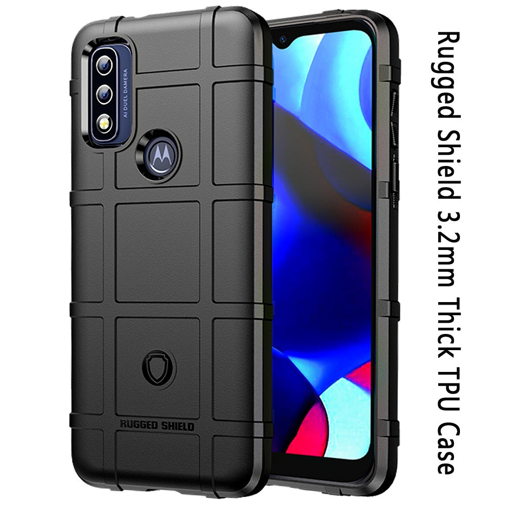 For Motorola Edge 2021 Rugged Shield Hybrid TPU Thick Solid Rough Armor Tactical Matte Grip Silicone Texture Protective Cover Phone Case Cover