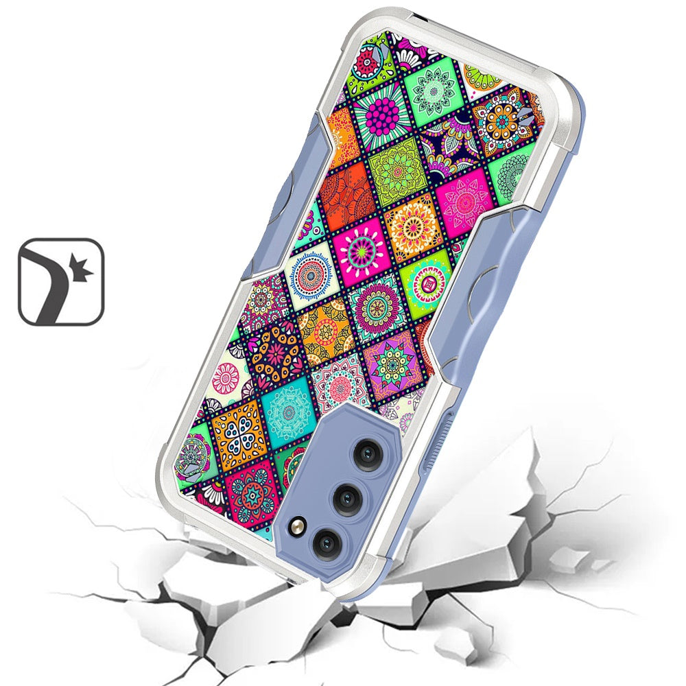 For Samsung Galaxy A53 5G Fashion Design Tough Shockproof Hybrid Stylish Pattern Heavy Duty TPU Rubber Armor Phone Case Cover