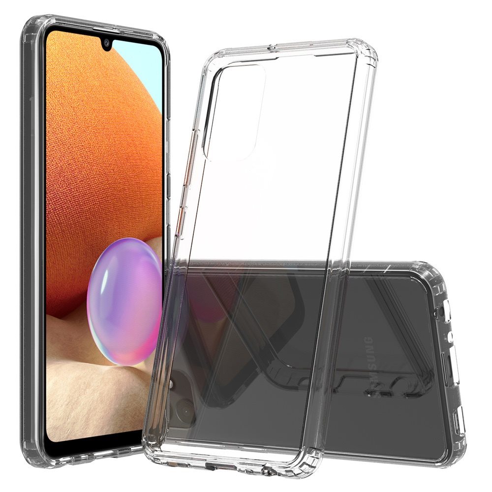 For Apple iPhone 13 Pro Max (6.7") Hybrid Slim Crystal Clear Transparent Shock-Absorption Bumper TPU + Hard PC Back Frame Clear Phone Case Cover