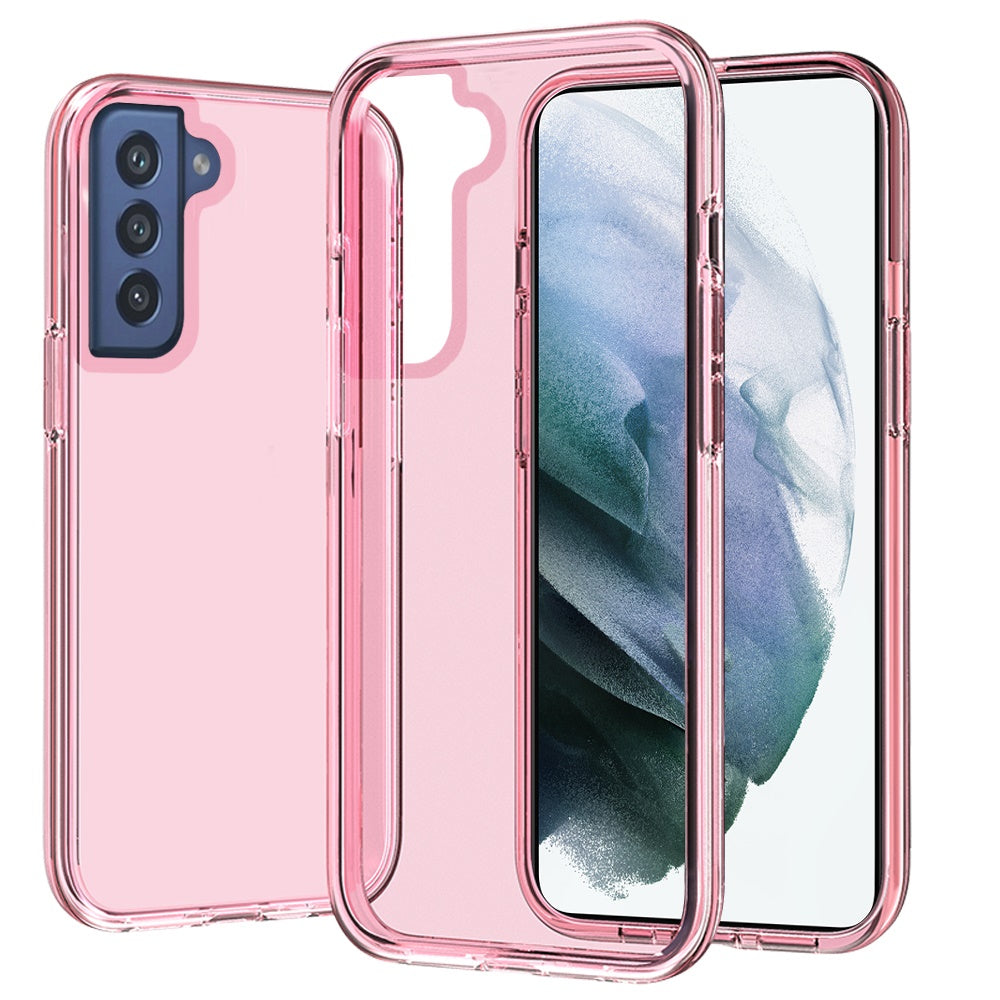 For Samsung Galaxy S22 /Plus Ultra Transparent Shock Absorption TPU Rubber Gel Thick 3mm Hybrid Silicone Protective Slim Back Phone Case Cover