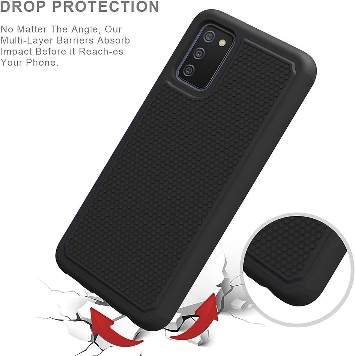 For Motorola Moto G Stylus 5G 2021 Hybrid Armor Rugged Textured Dual Layer TPU Back Shell Military-Grade Shockproof Phone Case Cover