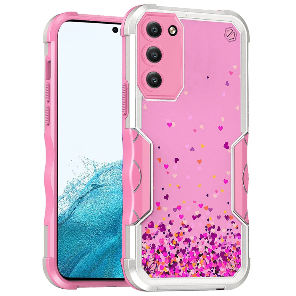 For Apple iPhone 13 Pro Max (6.7") Fashion Design Tough Shockproof Hybrid Stylish Pattern Heavy Duty TPU Phone Case Cover