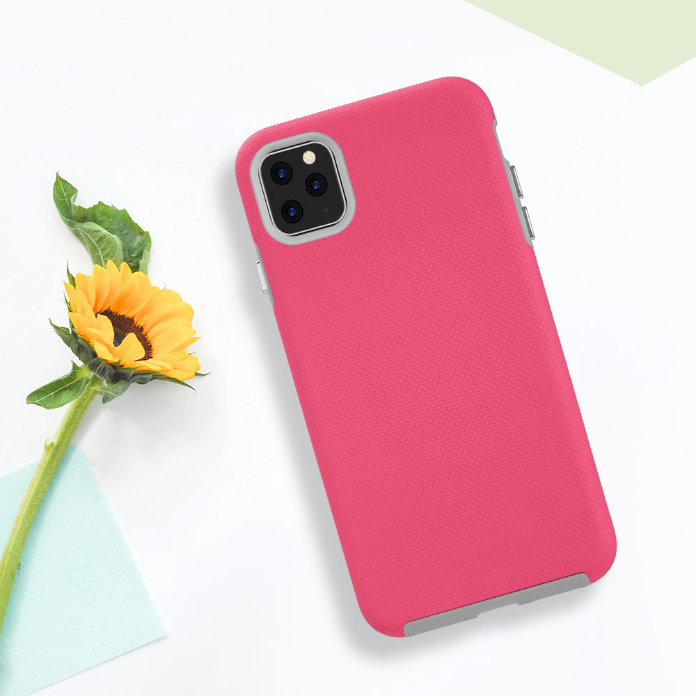 For Apple iPhone 13 /Pro Max Mini Slim Hybrid Impact Anti-Slip Textured Armor Shockproof Dual Layer Soft TPU & Hard PC Rugged Bumper Phone Case Cover
