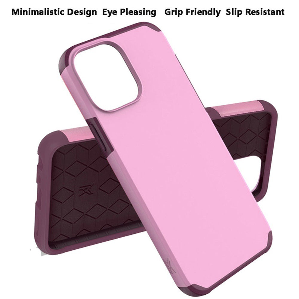 For Apple iPhone 13 / Pro Max Mini Ultra Slim Corner Protection Shock Absorption Hybrid Dual Layer PC + TPU Armor Defender Phone Case Cover