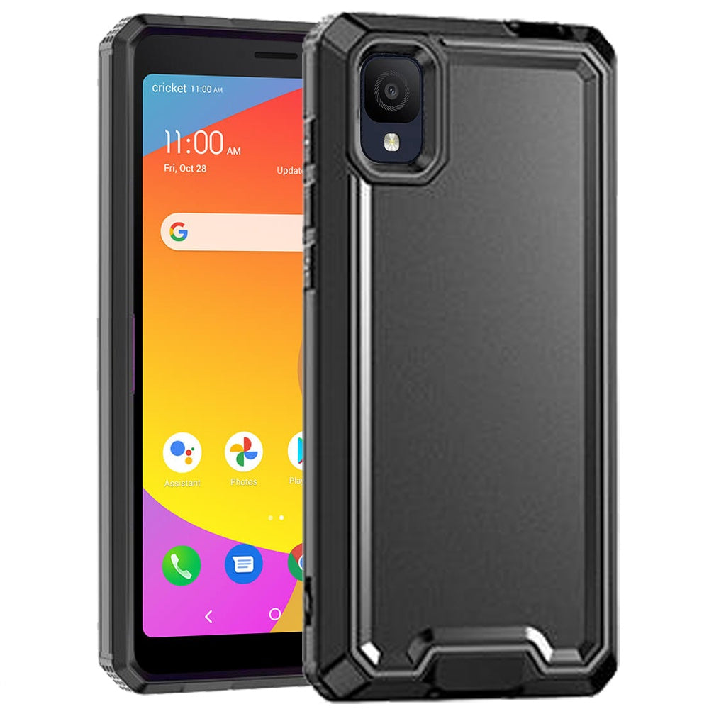 For TCL ION Z Tough Modern Fused Hybrid Armor Hard PC TPU Rubber Shockproof Drop Protection Impact Phone Case Cover