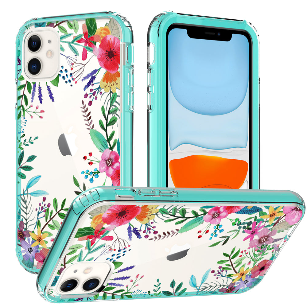 For Apple iPhone SE 2022 /SE 2020/8/7 Beautiful Design 3 in 1 Hybrid Armor Hard Plastic TPU Shockproof Protective Frame Phone Case Cover