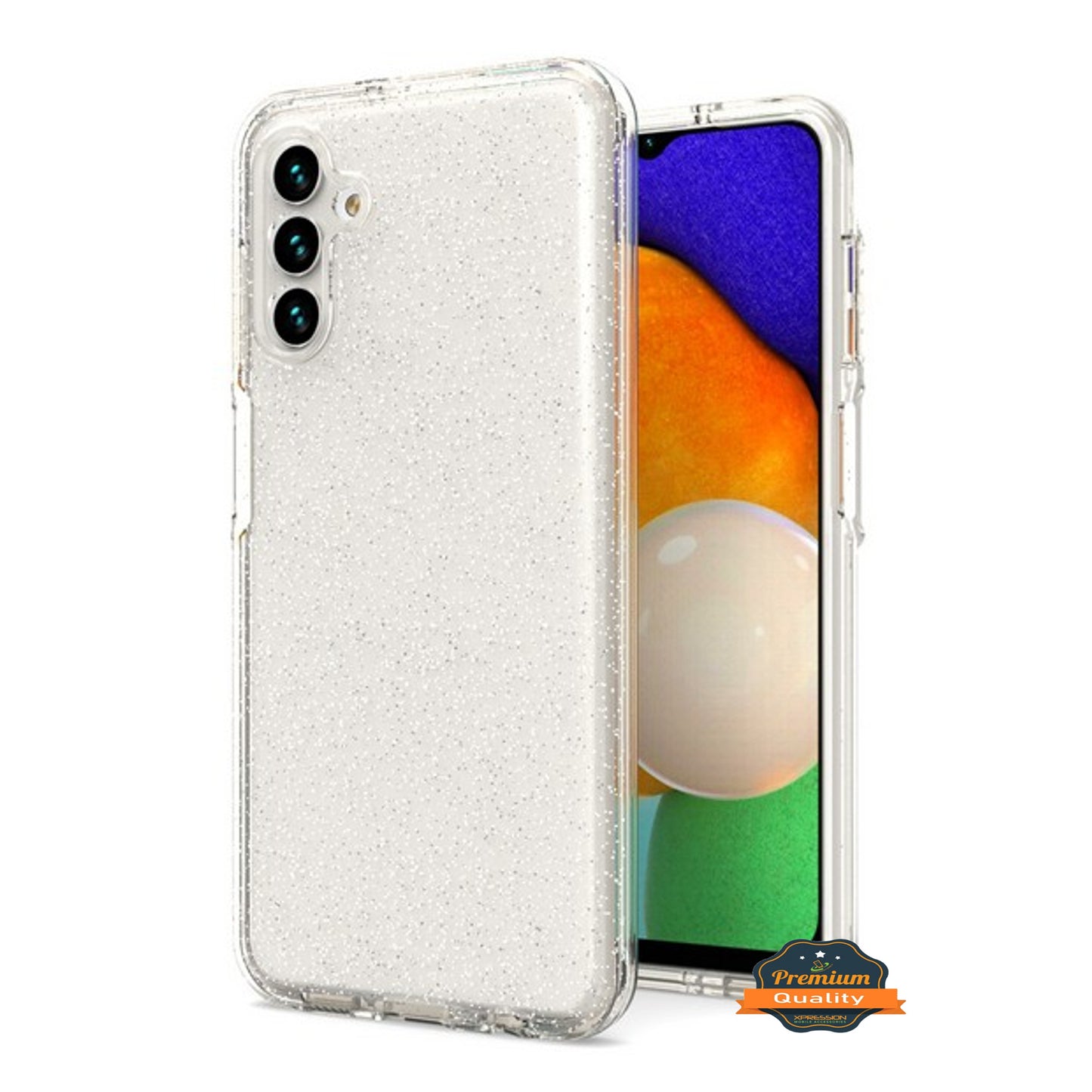 For Samsung Galaxy A13 5G Glitter Sparkle Bling Shiny Thin Ultra Slim Hybrid Shockproof Rubber Silicone Soft TPU Gel Protective Phone Case Cover