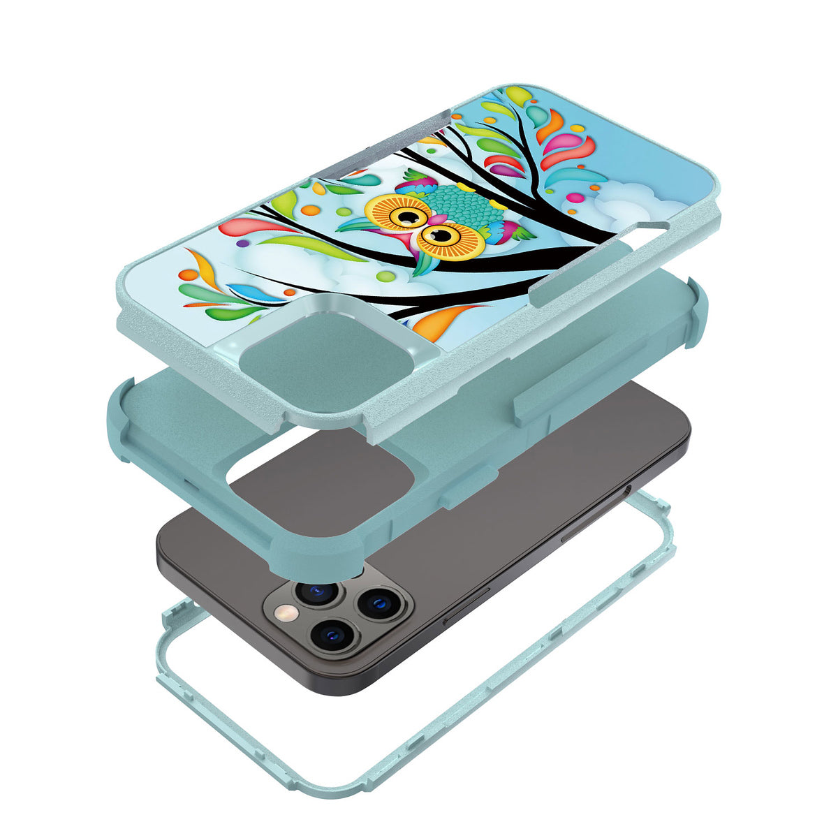 For Samsung Galaxy A13 5G Pattern Design Hybrid Bumper Rugged Dual Layer Heavy-Duty Military-Grade TPU Hard Defender Phone Case Cover