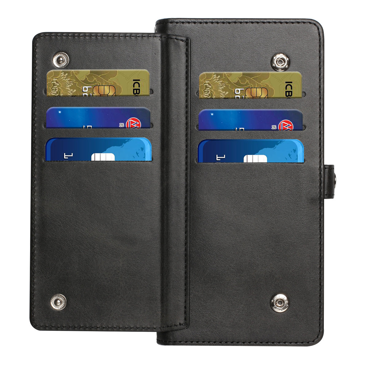 For Samsung Galaxy A23 5G Ultra Luxury 9 ID Cash Credit Card Slots Holder Carrying Pouch Folio Flip PU Leather Kickstand Phone Case Cover