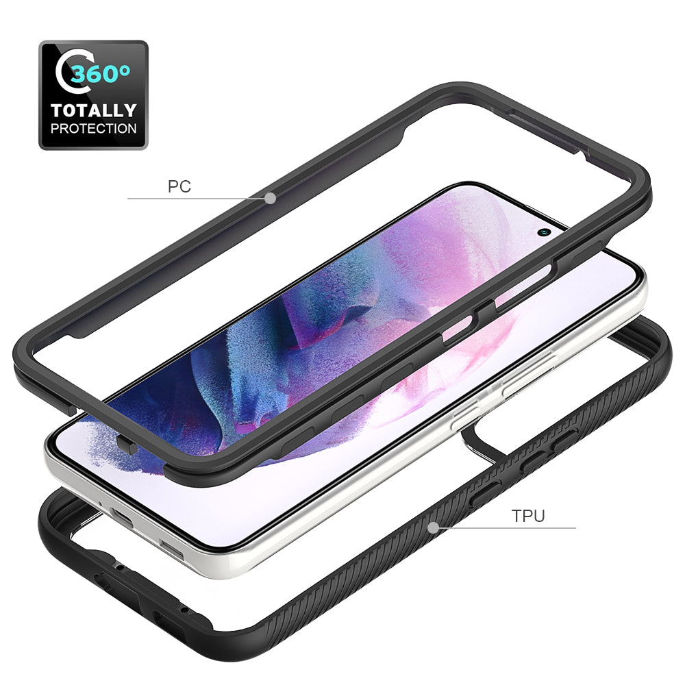 For Samsung Galaxy S22 /Plus Ultra Hybrid Clear Shockproof Dual Layer Protection Hard Rugged PC and Soft TPU Silicone Bumper Frame Back Phone Case Cover