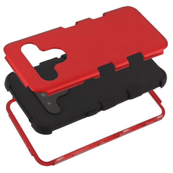 For LG V50 Thinq Hybrid Dual Layer Hard PC Cases Shockproof TPU Rugged Bumper Phone Case Cover