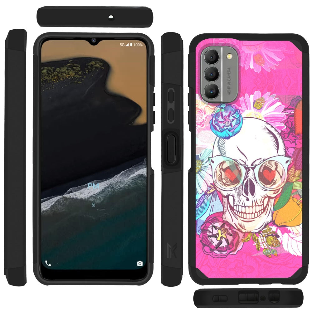 For Nokia G400 5G Graphic Design Stylish Pattern Hard PC TPU Tough Strong Hybrid Shockproof Armor Frame Phone Case Cover