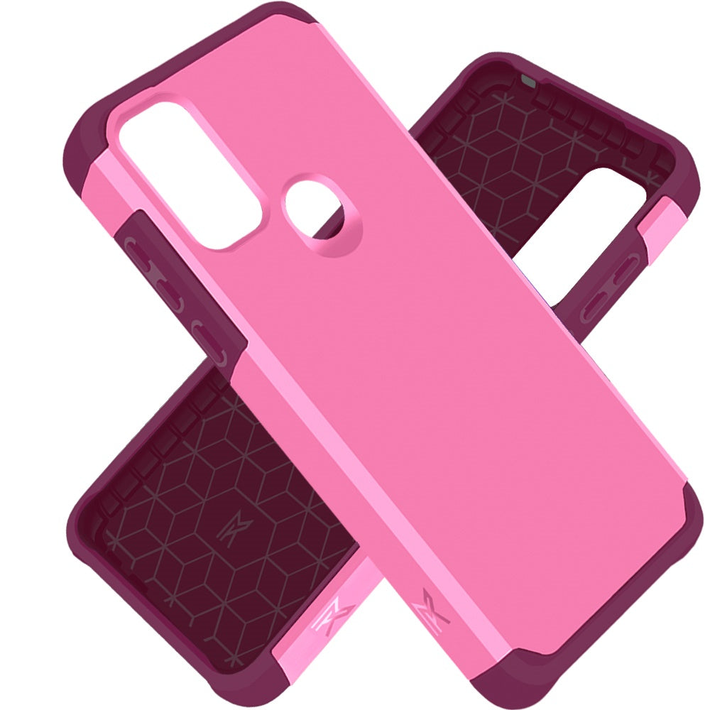 For Motorola Moto G Power 2022 Ultra Slim Corner Protection Shock Absorption Hybrid Dual Layer Hard PC + TPU Rubber Armor Phone Case Cover