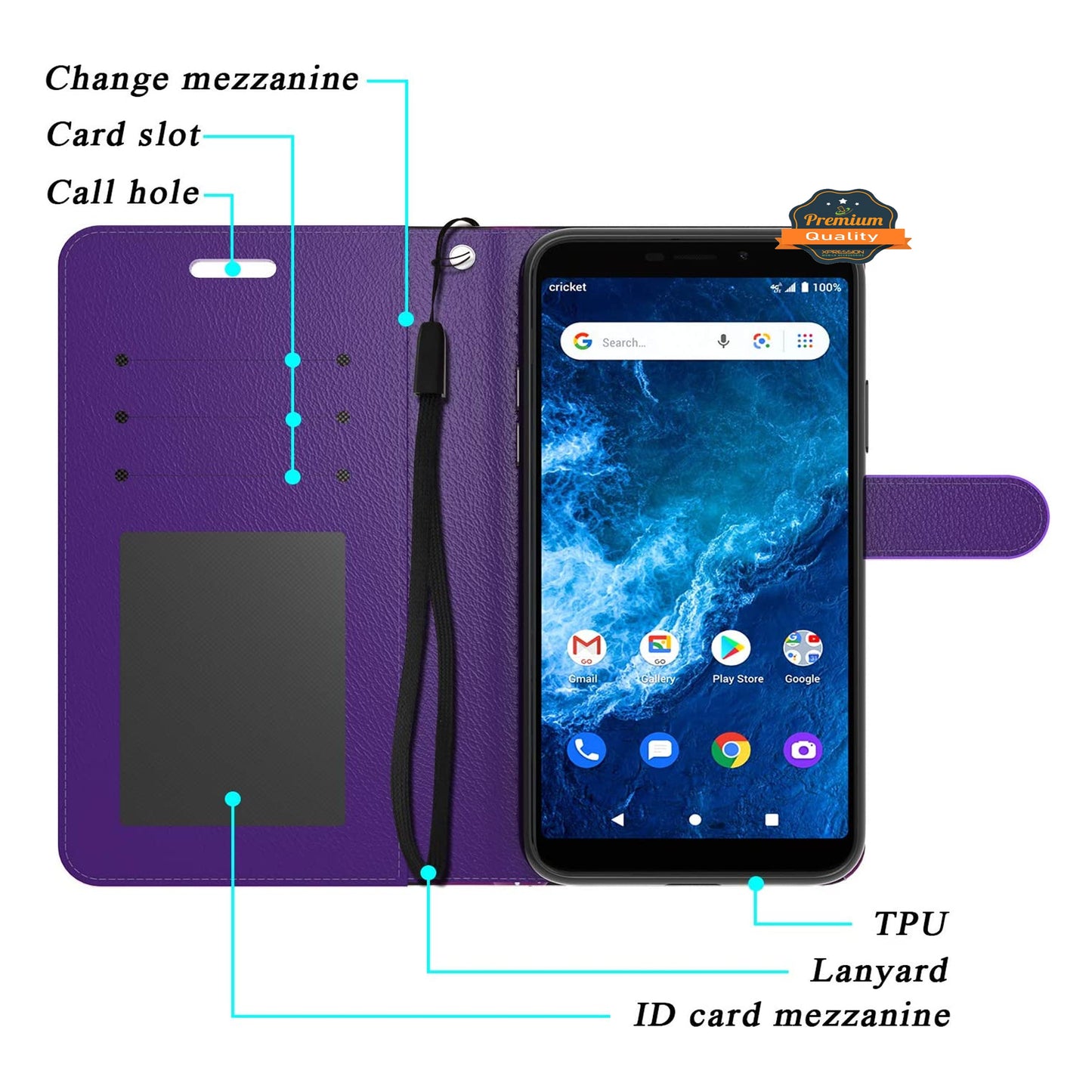 For Apple iPhone 13 (6.1") Wallet Case Pattern Design PU Leather Wallet with Credit Cards Holder, Wrist Strap & Stand Feature Flip Pouch Protective Butterfly Phone Case Cover