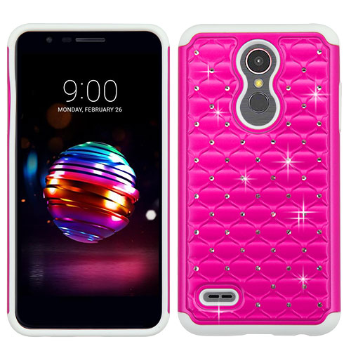 For LG K10 (2018)/K30 (X410)/Premier Pro/Harmony 2/Phonenix Plus Hybrid Armor Defender Rubber Hard PC Cover Phone Case Cover