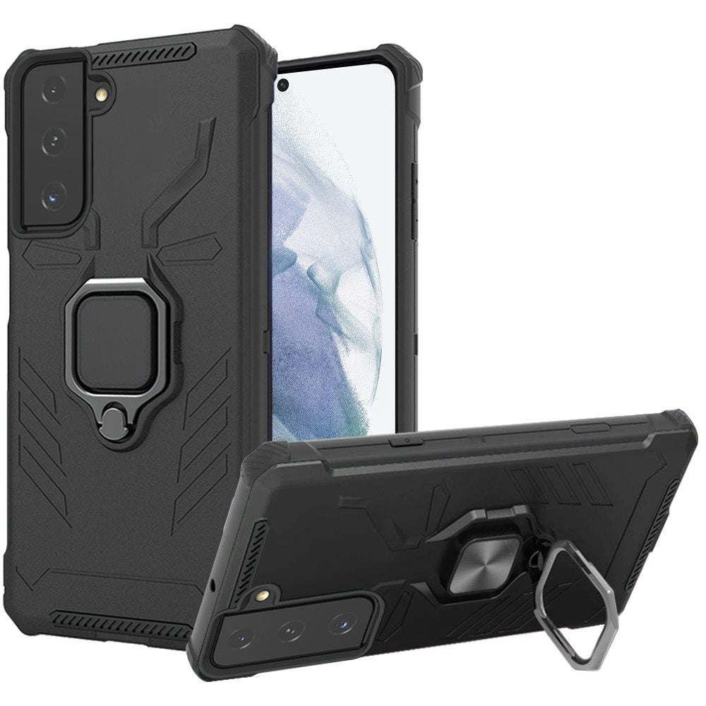 For Apple iPhone SE 2022 /SE 2020/8/7 Hybrid TPU Armor Military Protection Heavy Duty Shockproof with 360 Rotatable Ring Phone Case Cover