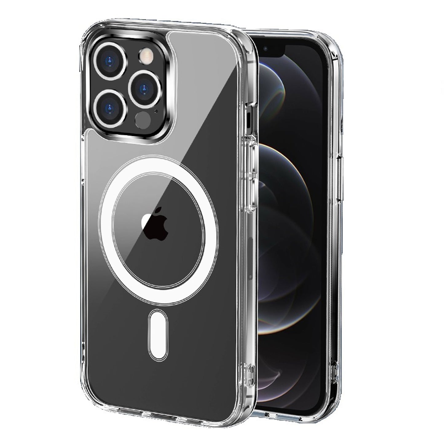 For Apple iPhone 14 /Plus Pro Max Clear Magnetic Case with Built-in Magnets Compatible with MagSafe Accessories Phone Case Cover