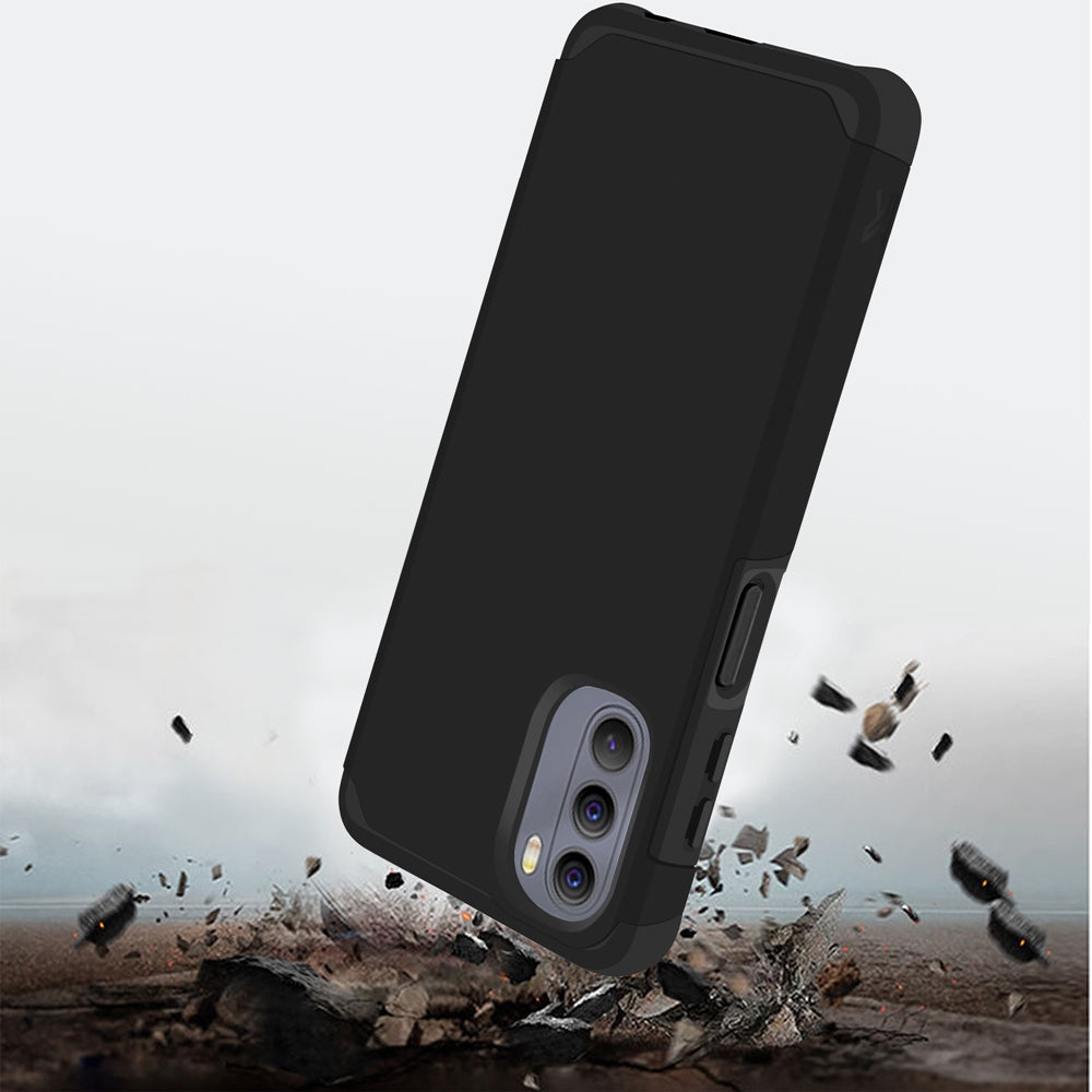 For Motorola Moto G Stylus 4G 2022 Slim Corner Protection Shock Absorption Hybrid Dual Layer Hard PC TPU Rubber Armor Phone Case Cover