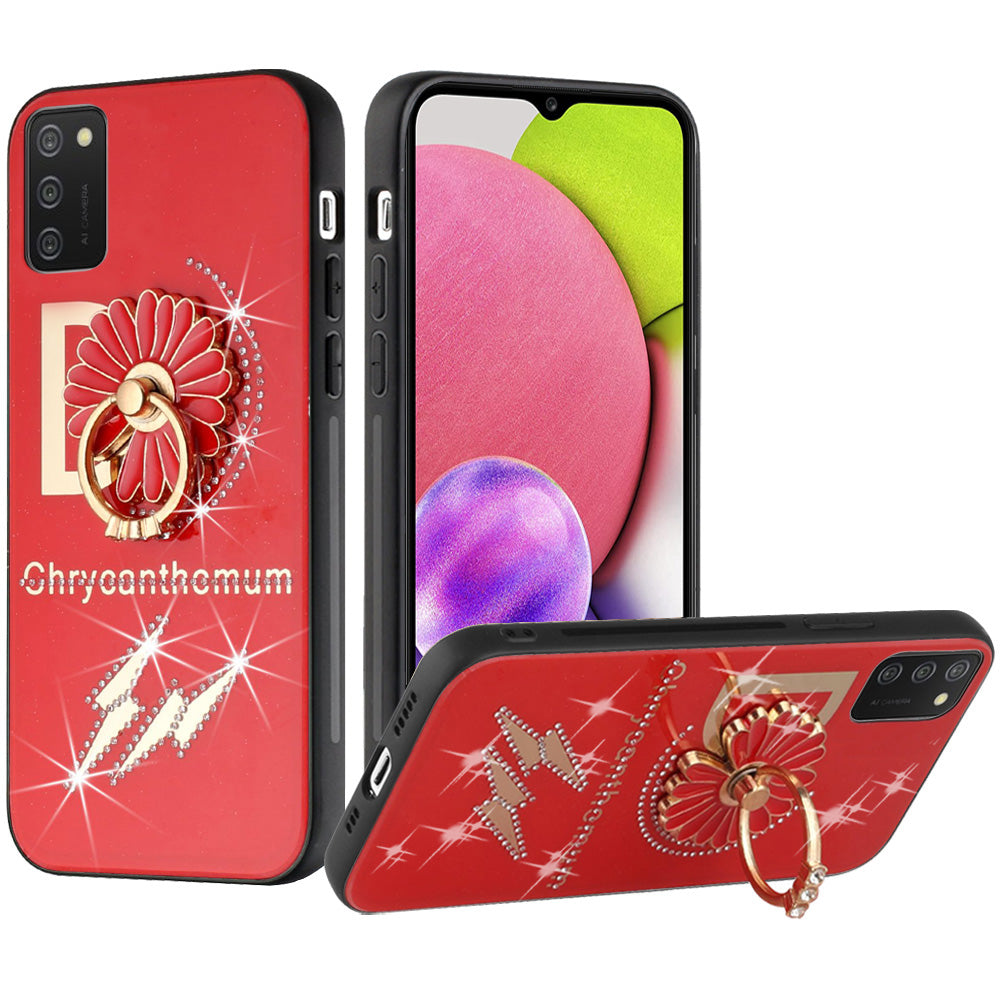 For Samsung Galaxy A23 5G Diamonds 3D Bling Sparkly Glitter Ornaments Engraving Hybrid Metal Fashion Phone Case Cover