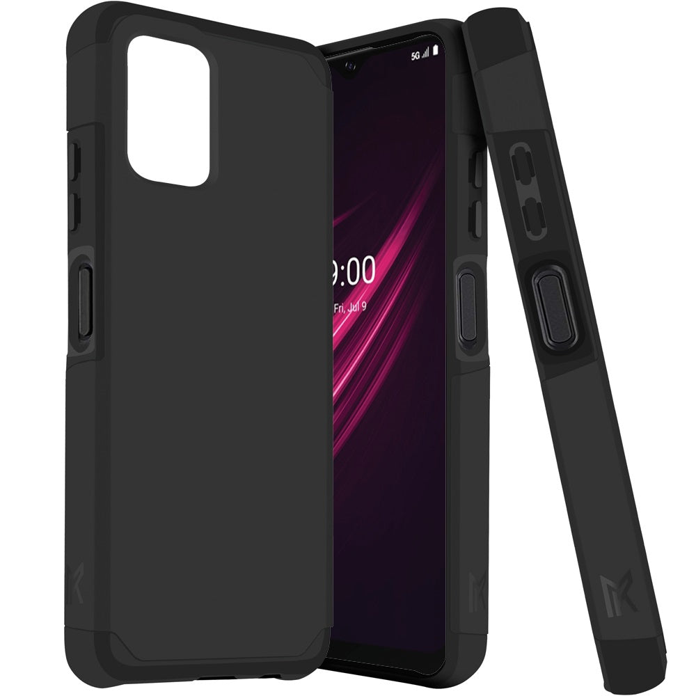 For OnePlus Nord N300 5G Ultra Slim Shock Absorption 2in1 Tuff Hybrid Dual Layer Hard PC TPU Rubber Frame Armor Phone Case Cover