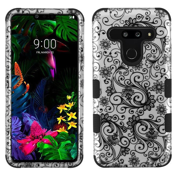 For LG G8 Thinq Hybrid Dual Layer Hard PC Cases Shockproof TPU Rugged Bumper Phone Case Cover