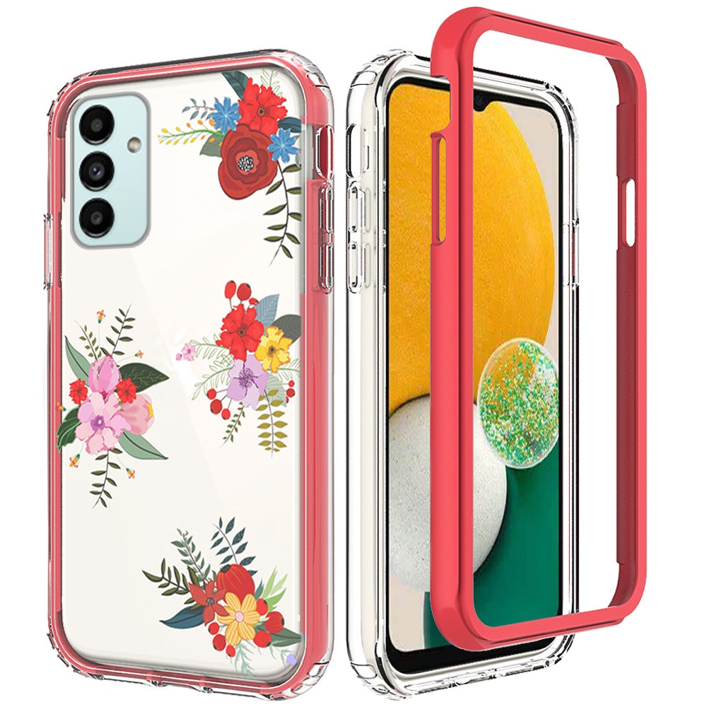 For OnePlus Nord N20 5G Beautiful Design 3 in 1 Hybrid Triple Layer Armor Hard Plastic PC Rubber TPU Shockproof Frame Phone Case Cover
