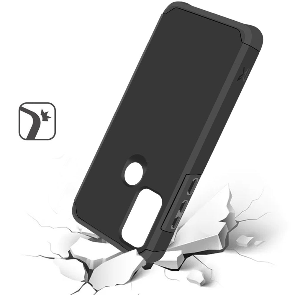 For Motorola Moto G Power 2022 Ultra Slim Corner Protection Shock Absorption Hybrid Dual Layer Hard PC + TPU Rubber Armor Phone Case Cover