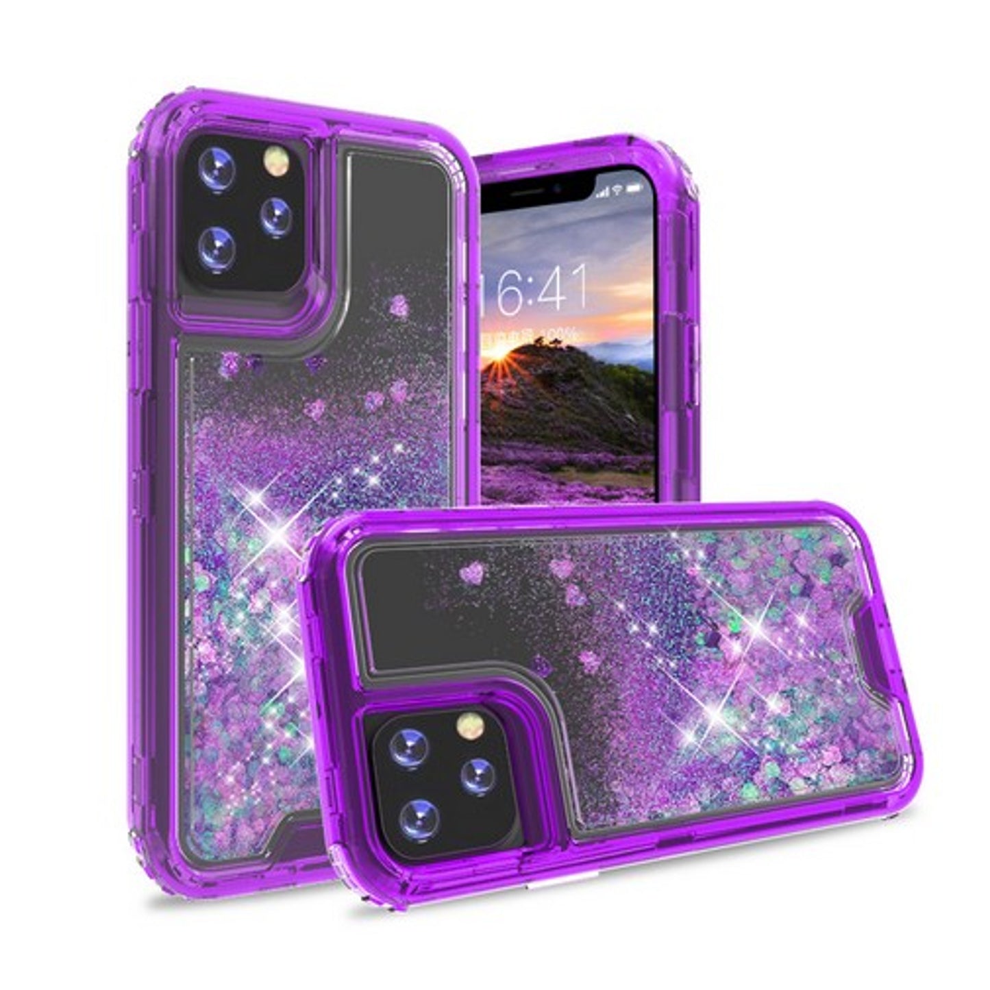 For Samsung Galaxy A22 5G Hybrid Liquid Glitter 3D Bling Quicksand Flowing Sparkle Hard Shockproof 3 in 1 TPU Heavy Duty Phone Case Cover