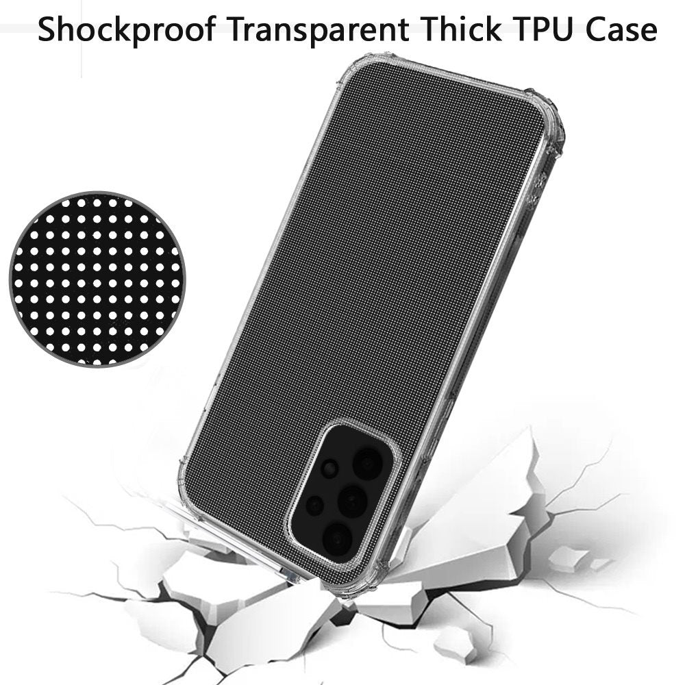 For Apple iPhone SE 2022 /SE 2020/8/7 Hybrid Transparent Thick TPU Rubber Silicone Corners Shockproof Protective Slim Back Clear Phone Case Cover