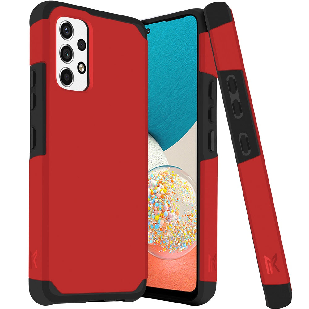 For Samsung Galaxy A53 5G Ultra Slim Corner Protection Shock Absorption Hybrid Dual Layer Hard TPU Rubber Armor Defender Phone Case Cover