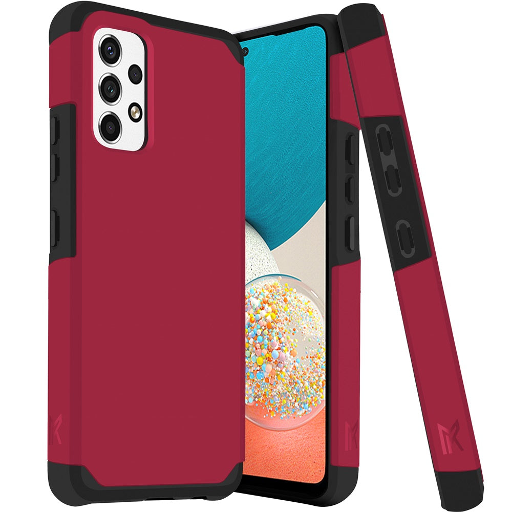 For Samsung Galaxy A53 5G Ultra Slim Corner Protection Shock Absorption Hybrid Dual Layer Hard TPU Rubber Armor Defender Phone Case Cover