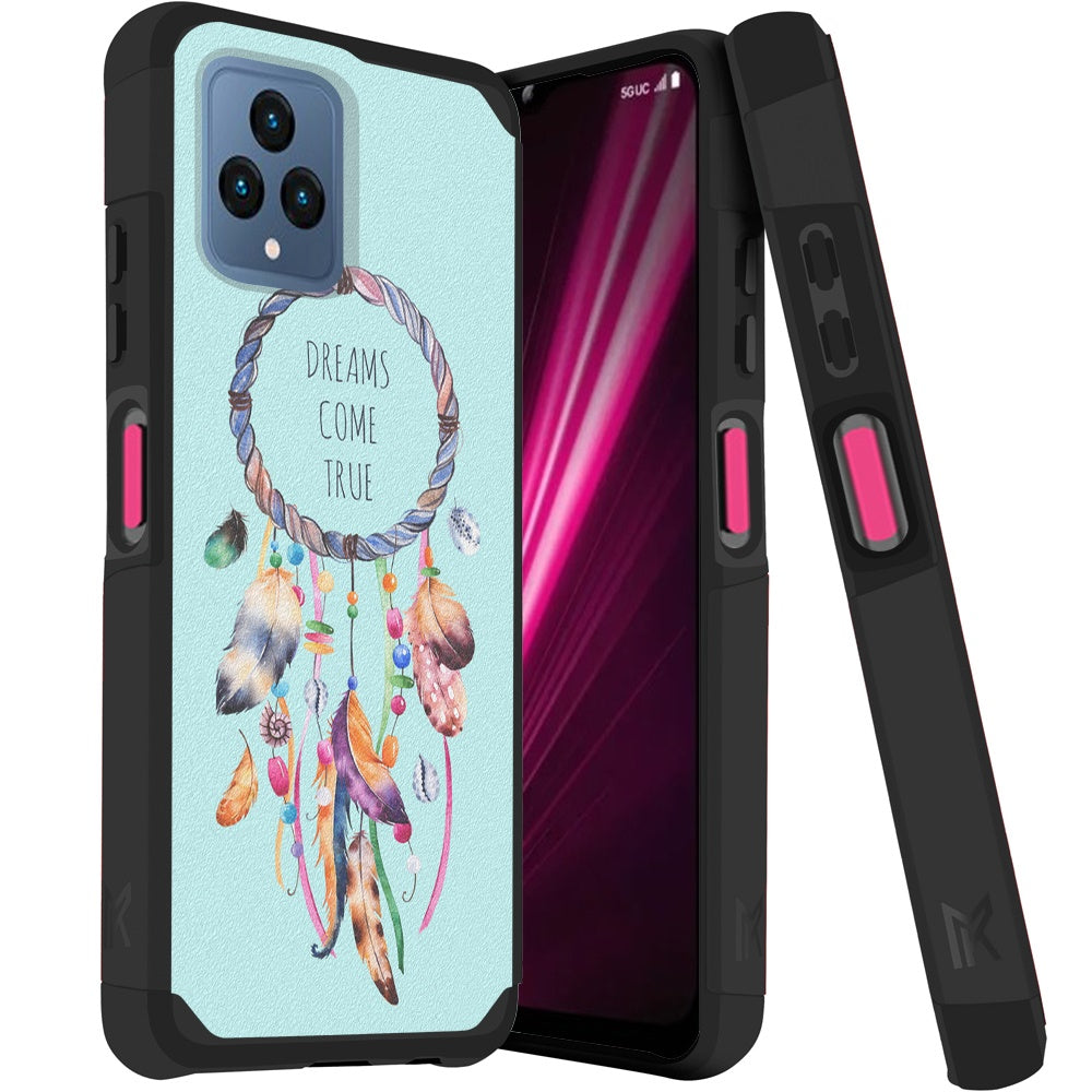 For Wiko Voix Graphic Design Stylish Pattern Hard PC TPU Tough Strong Hybrid Shockproof Armor Frame Phone Case Cover