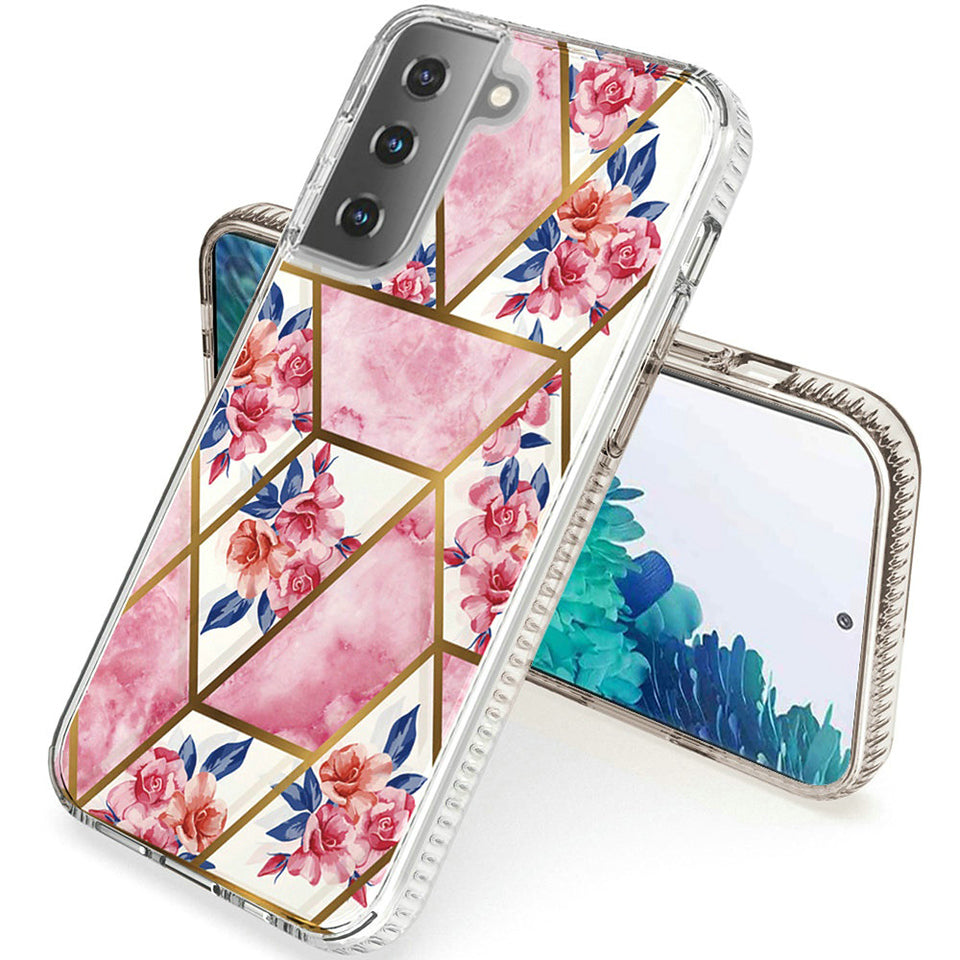 For Samsung Galaxy A71 5G Hybrid Design Graphic Fashion Colorful Sparkle Pattern Silicone Skin TPU Hard PC Armor Ultra Slim Phone Case Cover